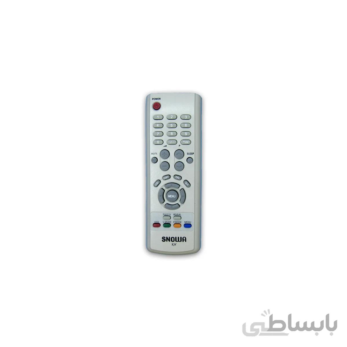 کنترل تلویزیون اسنوا SNOWA نقره ای کوتاه