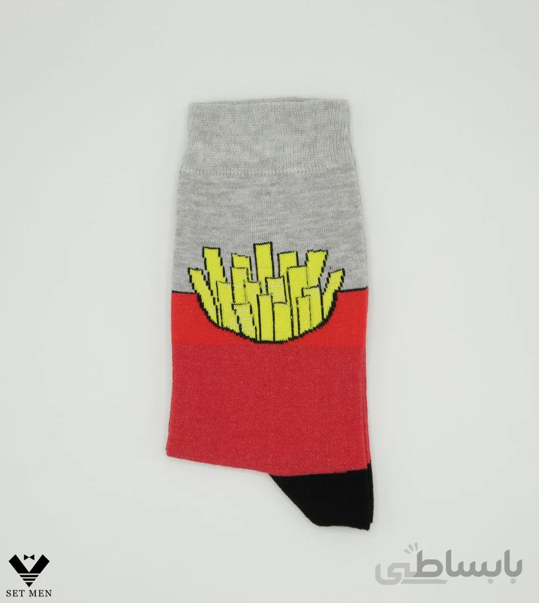جوراب french fries ساق دار so120