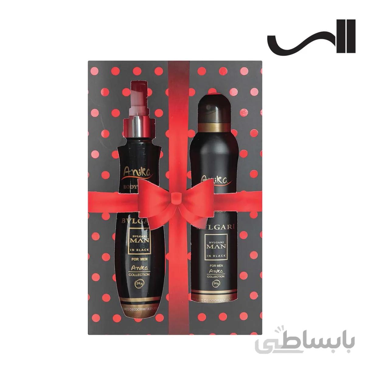 ست اسپری و خوشبو کننده بدن مردانه انیکا مدل Bvlgari