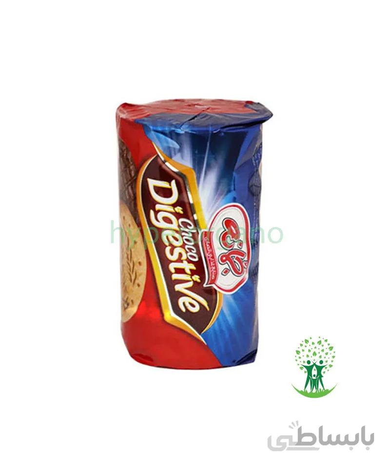 بيسکويت دايجستيو جو شکلاتي 200 گرمی جمانه