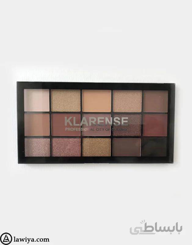 پلت سایه چشم ۱۵ رنگ کلارنس (KLARENSE)