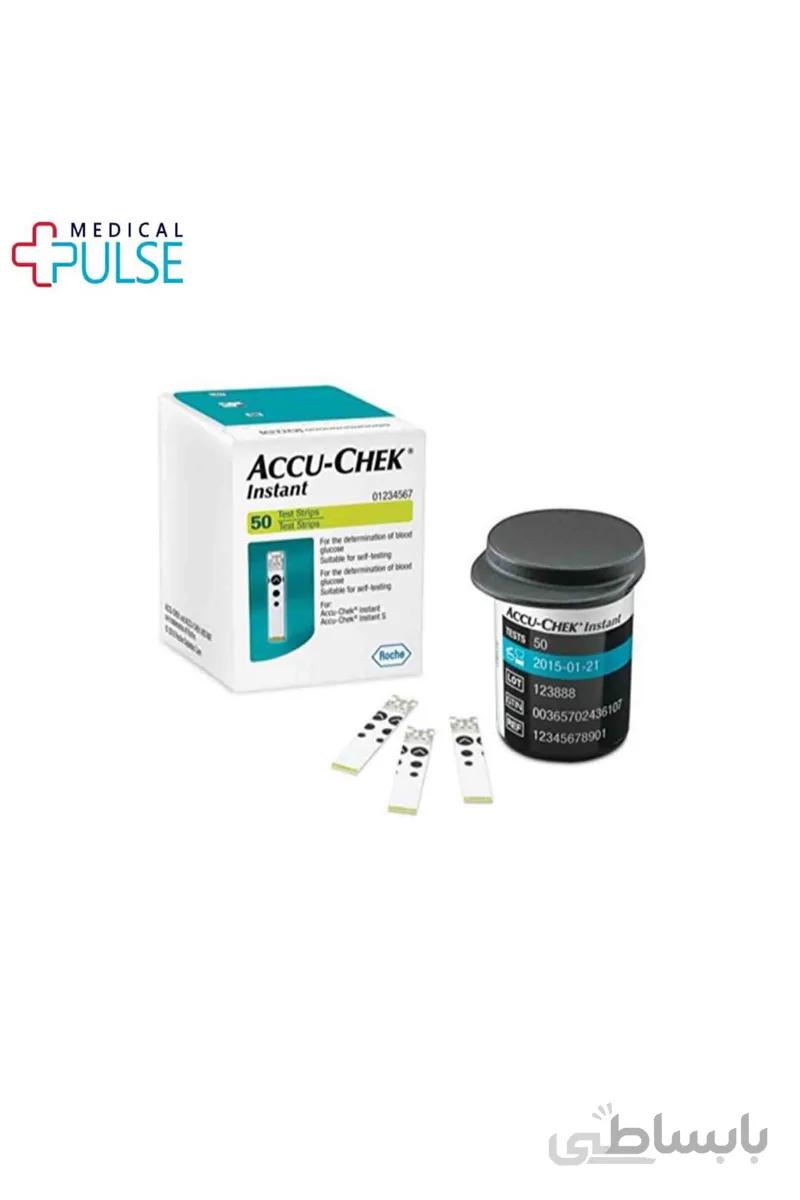 نوار قند خون اکیوچک اینستنت 50 عددی ا ACCU-CHEK Instant strips 50