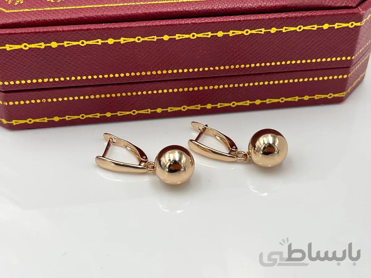 گوشواره ژوپینگ آویز گوی دار