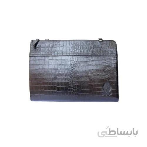 کیف کلاسوری چرم کروکدیل – زیپ دار