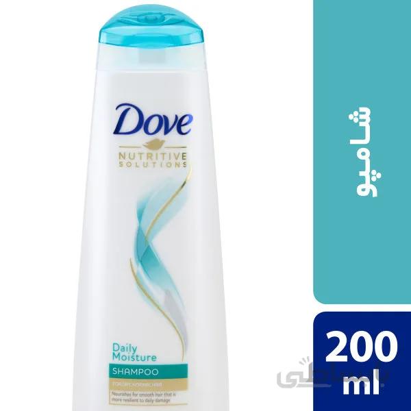 شامپو موهای معمولی داو مدل Daily Moisture حجم 200 میلی لیتر