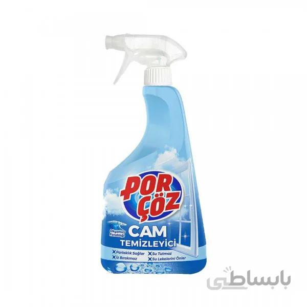 اسپری شیشه پاک کن پورچوز 750 میلی لیتری Por Coz کد 159471