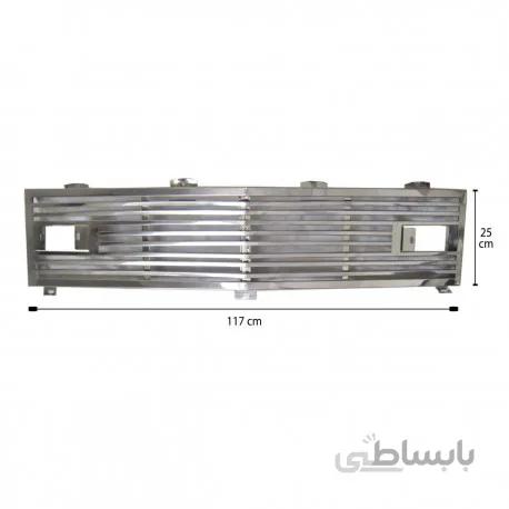 جلو پنجره 8 خط استیل نیسان