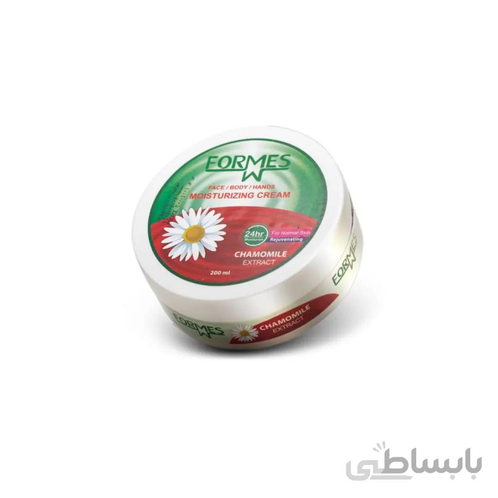کرم کاسه ای آبرسان و مرطوب کننده فورمس حاوی روغن بابونه