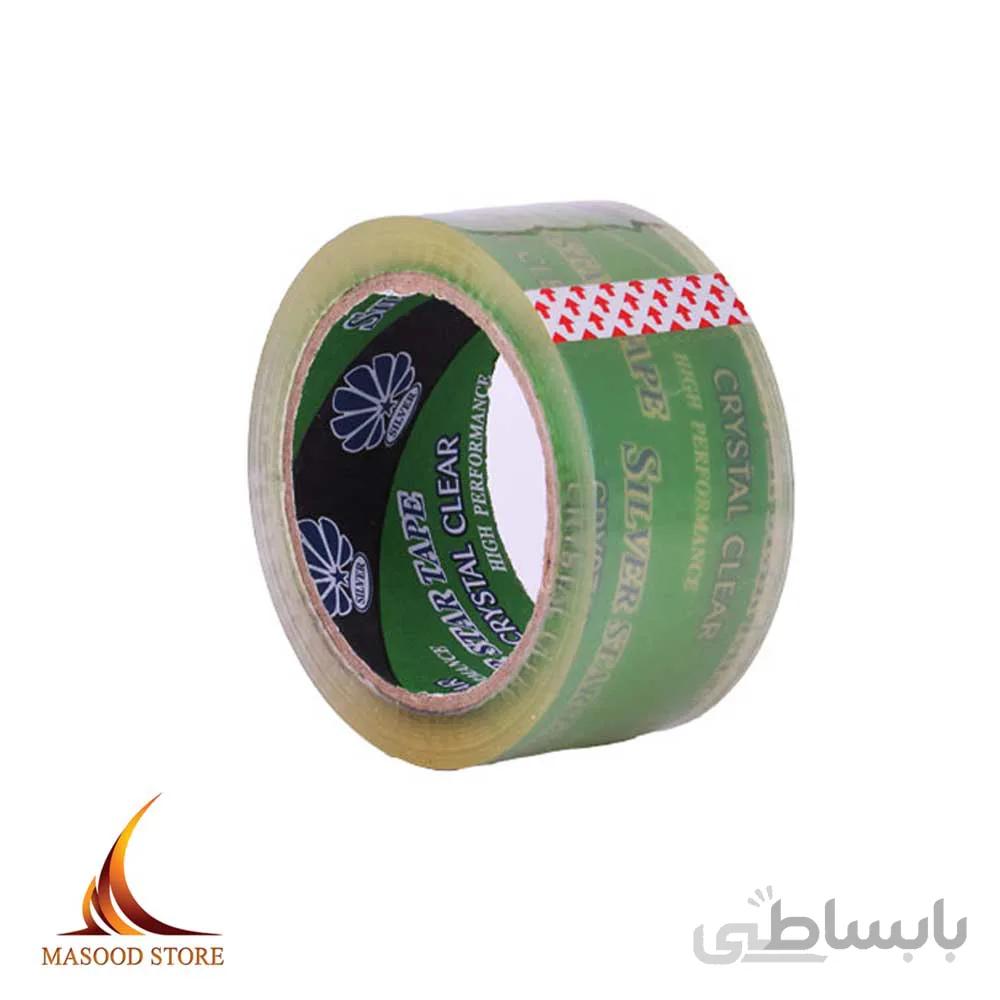 چسب نواری بسته بندی سیلور شفاف