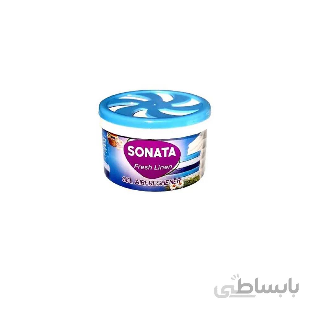 ژل خوشبو کننده هوا سوناتا مدل Fresh Linen حجم 90 میلی لیتر