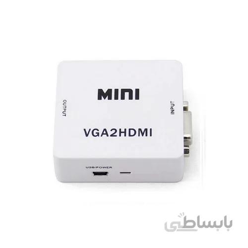مبدل VGA به HDMI مدل Mini ا Mini VGA 2 HDMI