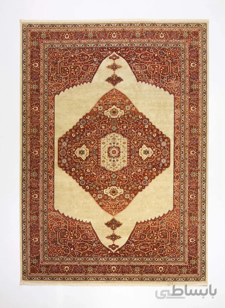 فرش ماشینی مرینوس طرح گبه کد 600162