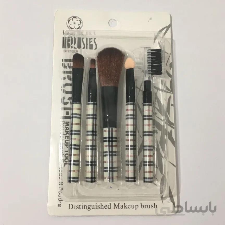 ست براش آرایشی مدل FASHION PLUS مجموعه 5 عددی