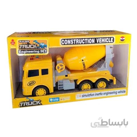 ماشین اسباب بازی میکسر موزیکال زرد کد SH9061