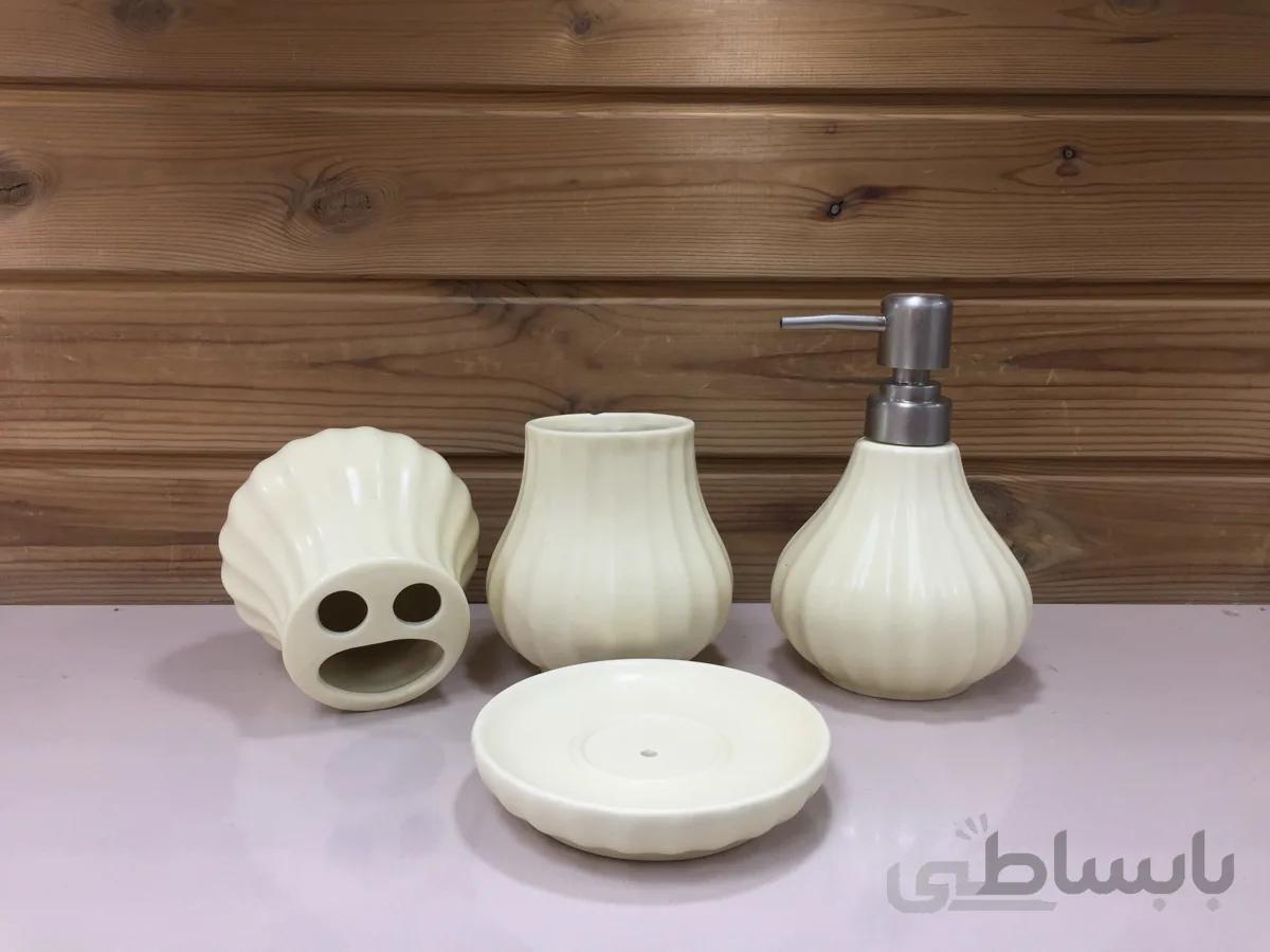 ست سرویس بهداشتی ۴ تیکه سرامیکی