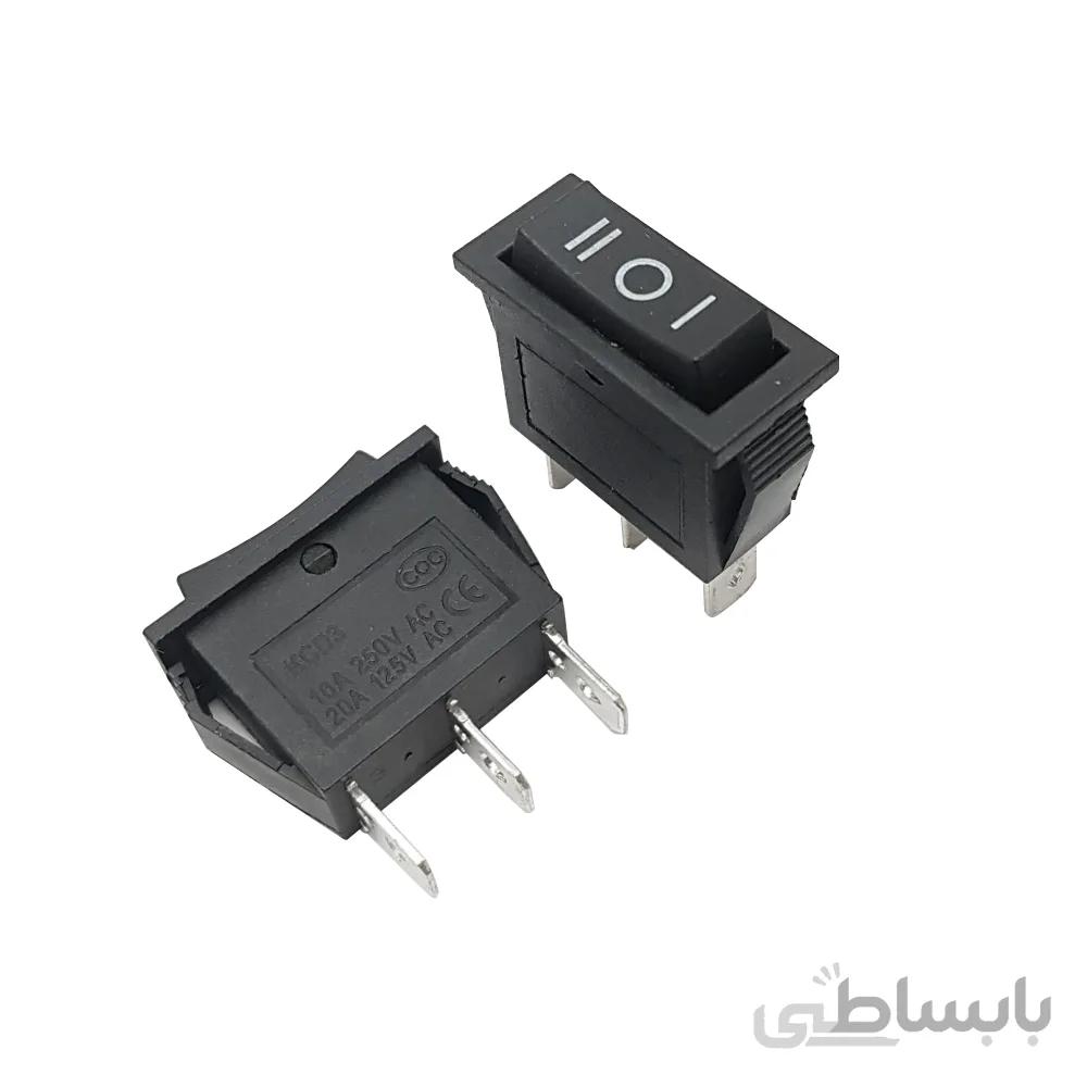 کلید راکر باریک سه حالته KCD3 103 3PIN