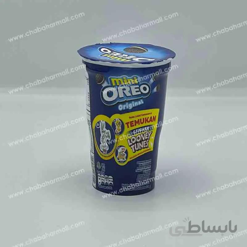 بیسکوییت مینی لیوانی وانیلی OREO MINI VANILLA CREAM