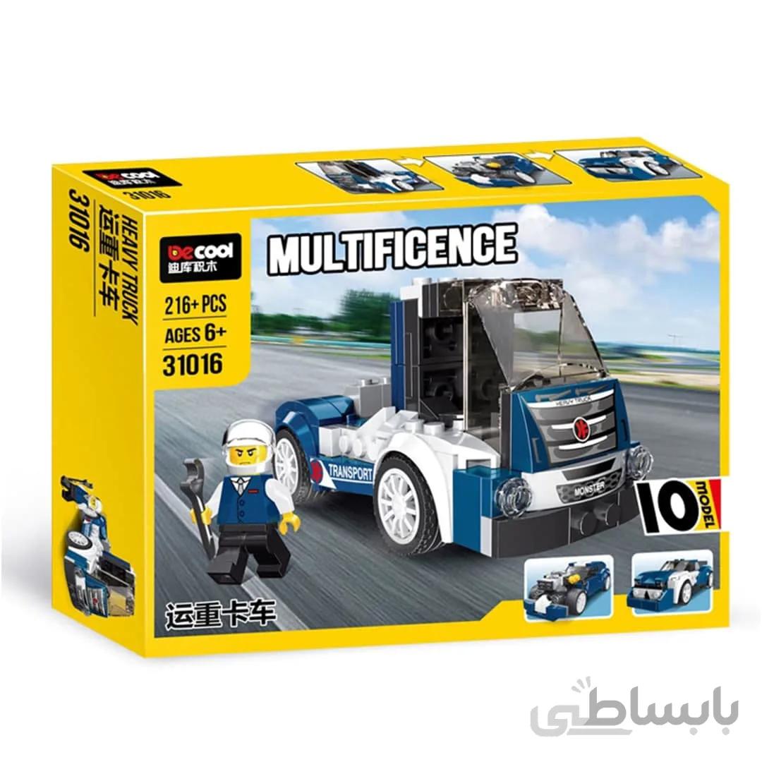 لگو دکول سری کامیون سنگین کد 31016 ا lego decool multificence series code 31016