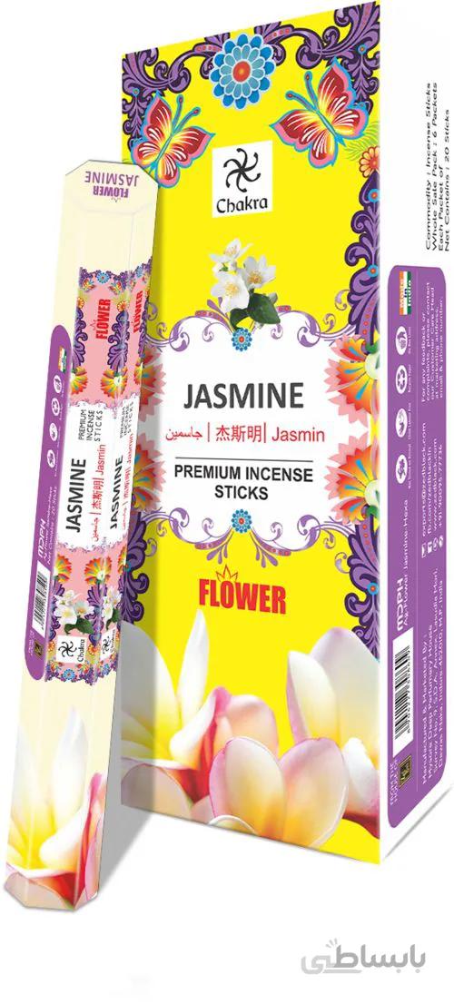 عود چاکرا بسته ۶ عددی – رایحه گل یاس – Chakra Jasmine Flower
