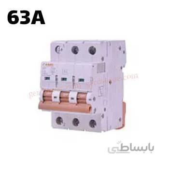 فیوز مینیاتوری سه فاز 63 آمپر کانل ا Miniature Circuit Breaker 63CANEL