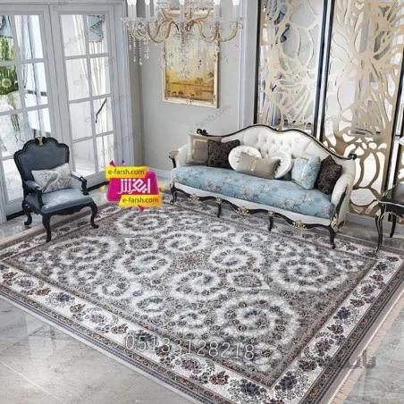 فرش ماشینی زمرد مشهد طرح 25069 طوسی