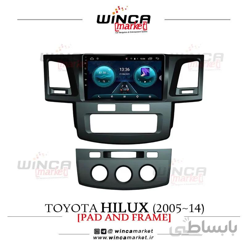 مانیتور فابریک تویوتا هایلوکس 2005-2014 سری اس S400 پلاس وینکا WINCA مدل RS855