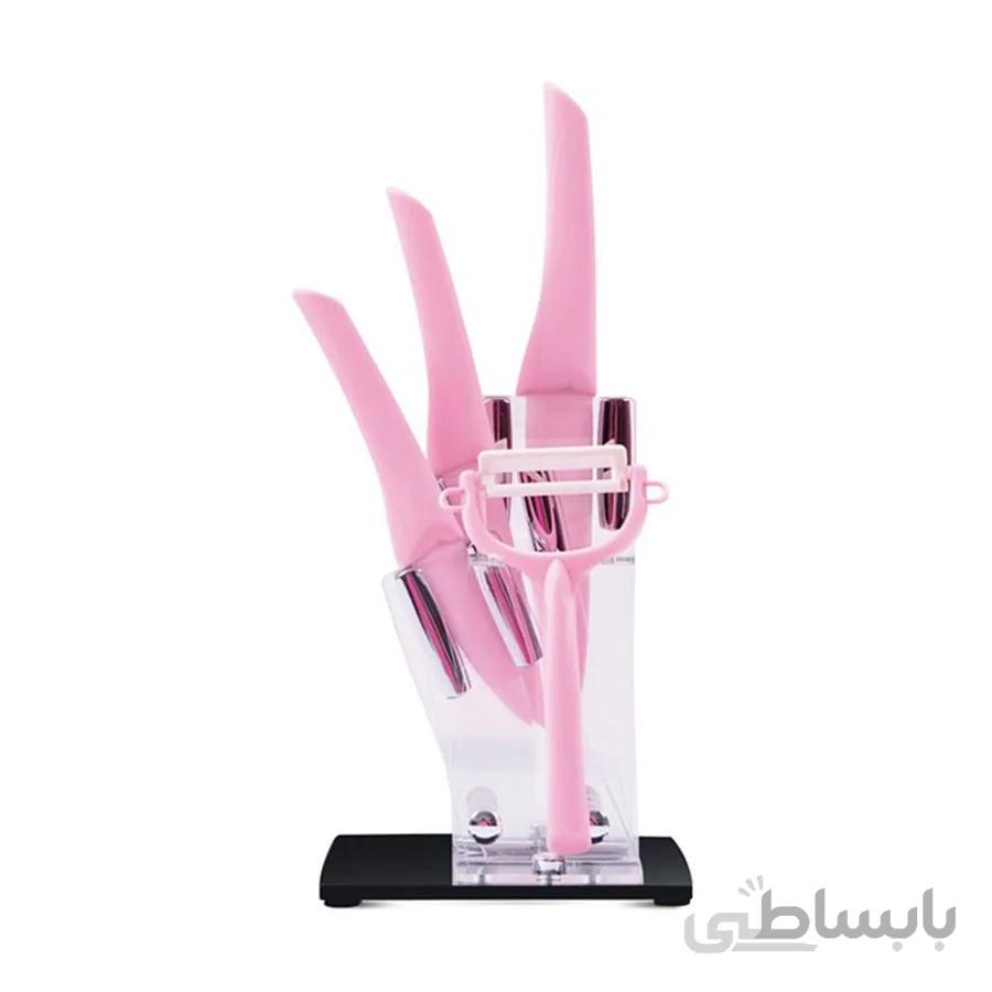 سرویس چاقو سرامیکی عرشیا مدل CK145 1966 ا ARSHIA CK145-1966 Ceramic Knife Set