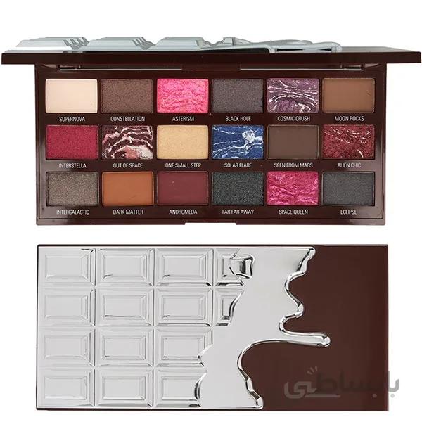 پالت سایه چشم کهکشانی رولوشن مدل Galactic Chocolate ا Makeup Revolution Galactic Chocolate Palette Eyeshadow