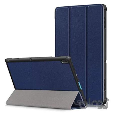 تبلت Asng Lenovo TAB E10 Case، Ultra Slim Light Tri-Fold برای تبلت Lenovo TAB E10 TB-X104F 10 اینچ (Drak Blue)