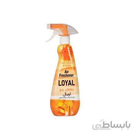 خوشبو کننده هوا ۴۵۰ میل لویال همراه با رایحه پاتچولی سیاه و کهربا – Loyal Air Freshner Black patchouli & amber
