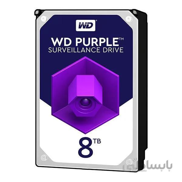 هارد دیسک اینترنال وسترن دیجیتال سری بنفش ظرفیت 8 ترابایت ا Western Digital Purple Internal Hard Drive 8TB