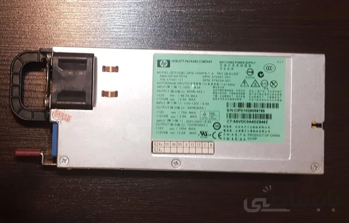 پاور اصلی سرور اچ پی 460W ،با راندمان سطح Platinum Plus کد(656362-B21)