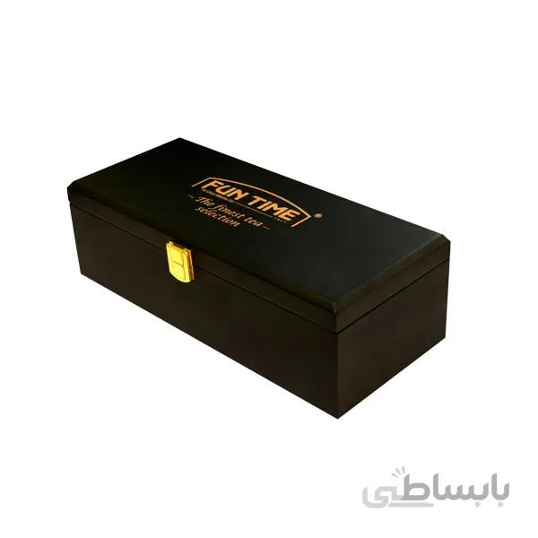 دمنوش کیسه ای فان تایم جعبه چوبی