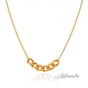 گردنبند طلا زنانه طرح کارتیه کد CN440