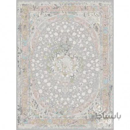 فرش ماشینی قیطران طرح شیوا فیلی گل برجسته