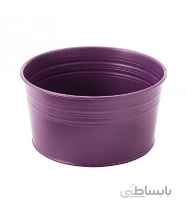 گلدان فلزی ایکیا مدل SOCKER رنگ بنفش