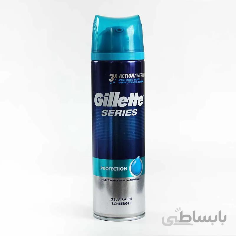 ژل اصلاح سریز ژیلت محافظت کننده پوست 200 میل