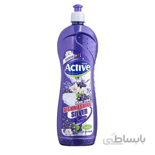 مایع ظرفشویی سیلور ۷۵۰ گرمی اکتیو – کارتن ۱۲ تایی