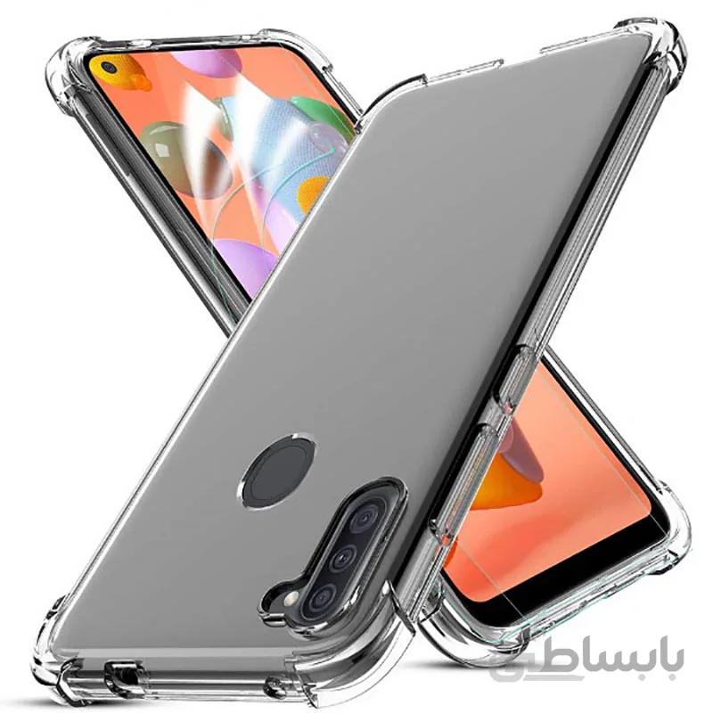 قاب ژله ای شفاف کپسول دار مناسب موبایل شیائومی A11
