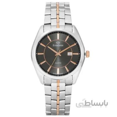 ساعت مچی مردانه اصل | برند Everswiss | مدل EV-5749-GRTY