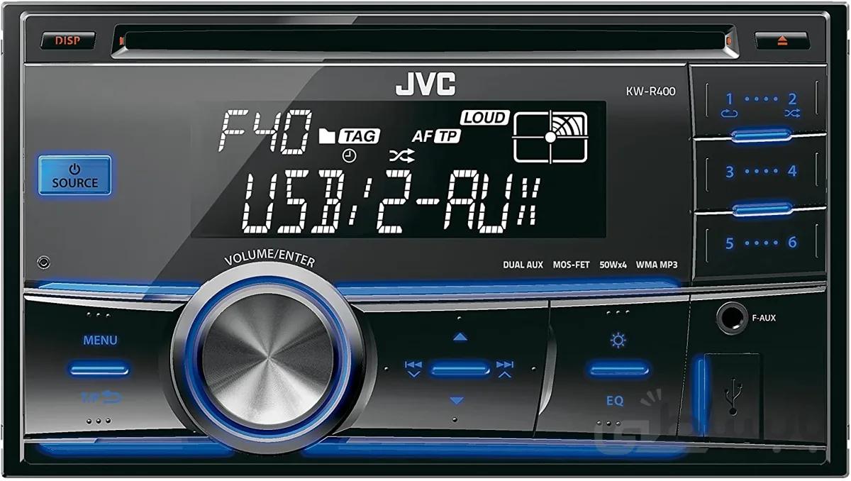 JVC KW R400پخش صوتی دو دین جی وی سی ا kenwood