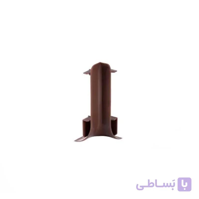 زانوی داخلی داکت قرنیزی سفید و طرح چوب سوپیتا