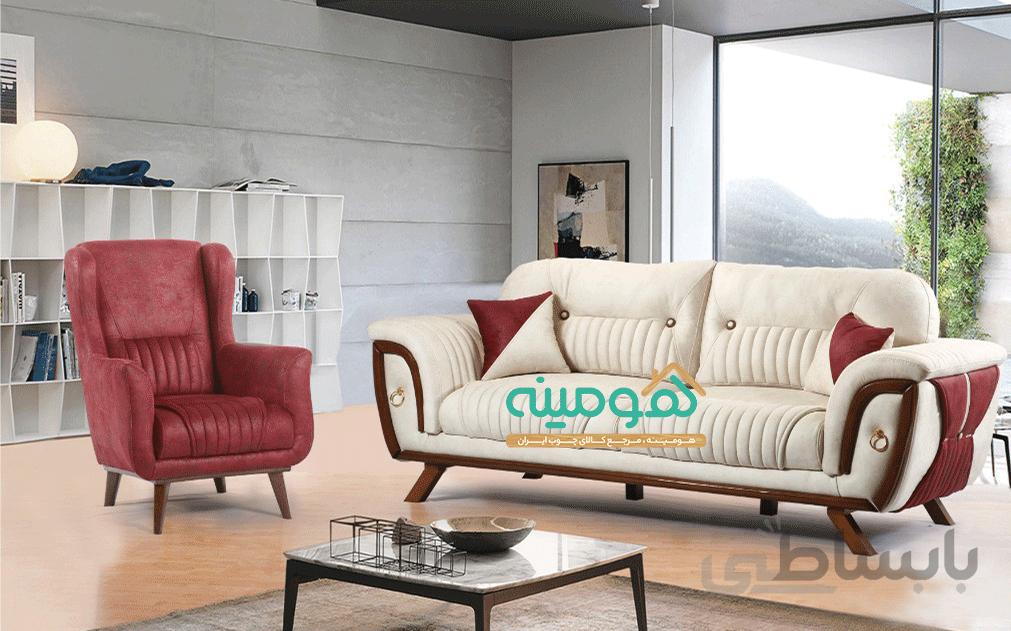 مبل راحتی 8 نفره مدل روژین