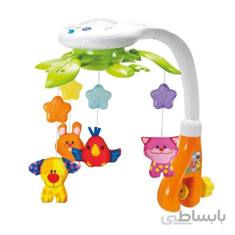 اویز تخت چراغ دار موزیکال وین فان winfun dream pets mobile