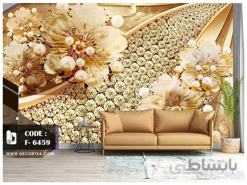 پوستر دیواری گل کد F-6459