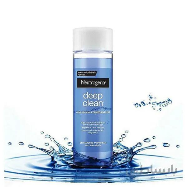 محلول آرایش پاک کن چشم نوتروژینا deep clean حجم 125میل