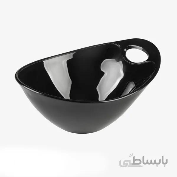 کاسه بلور برگونوو مدل practica مشکی بسته 6 عددی