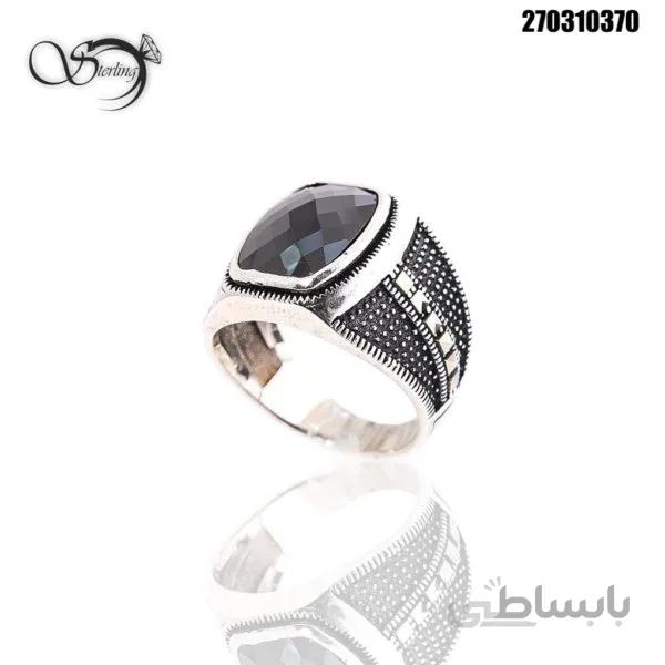 انگشتر نقره با سنگ اونیکس ترک کد: 1747