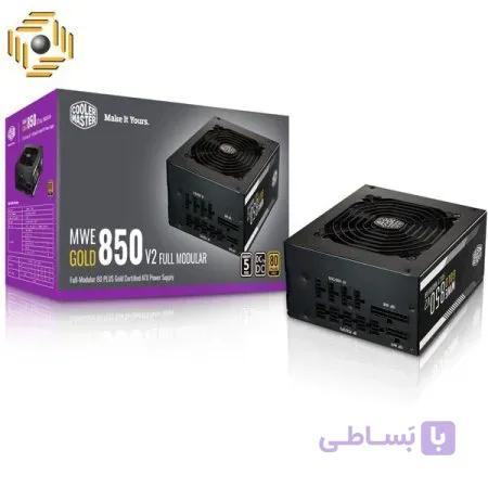 منبع تغذیه کامپیوتر کولر مستر مدل MWE GOLD 850 V2 Gold Full Modular
