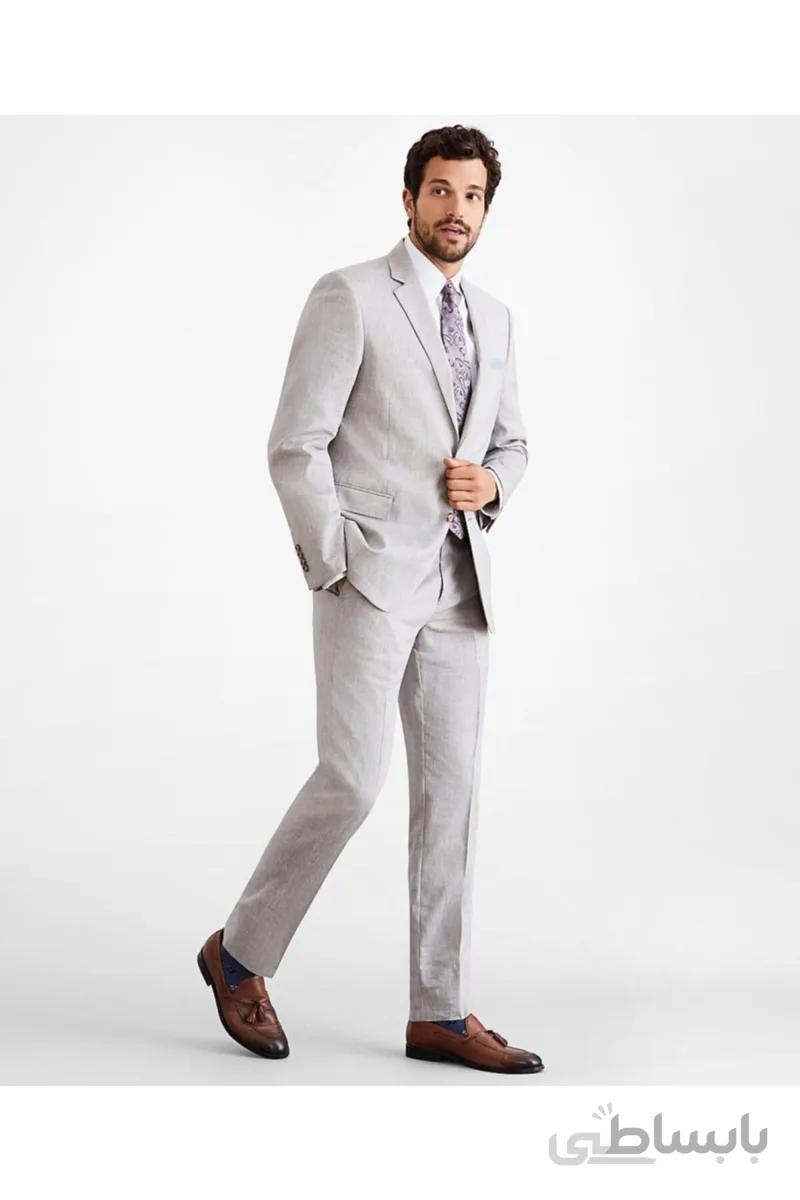 فروش کت شلوار مردانه جدید برند BROOKS BROTHERS رنگ بژ کد ty53605468